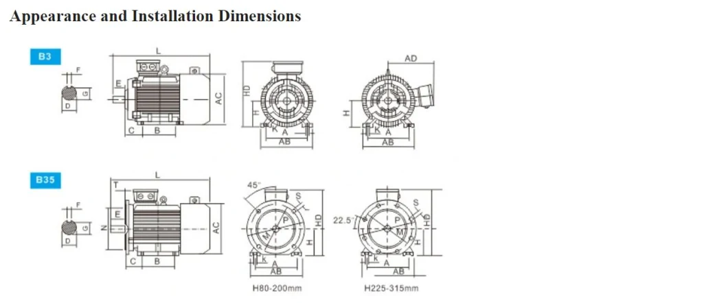 Yvf Series Three-Phase Asynchronous Motors with Variable Frequency and Speed Regulation