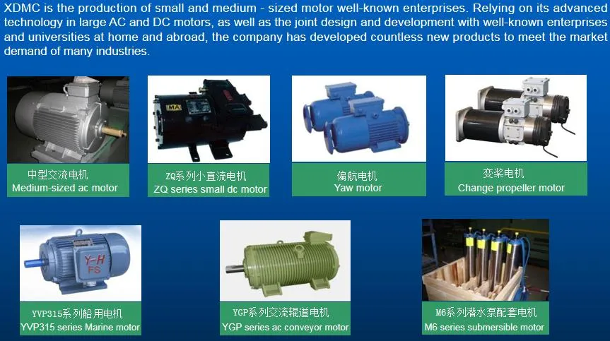 YR280M-4 YR Series Three Phase asynchronous electric motors